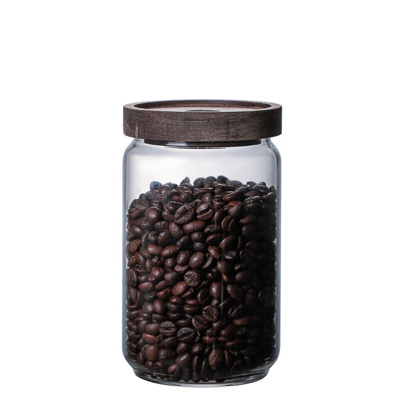 Glasversiegeltes Glas Kaffeebohnenspeicherbehälter Getreidespeicherbehälter Teeglas | Karnz