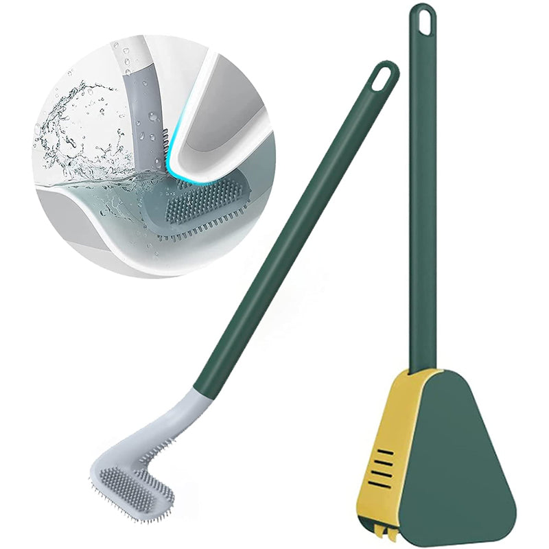 Langer Griff Flexibel Silikon Golf Toilettenbürste | Karnz