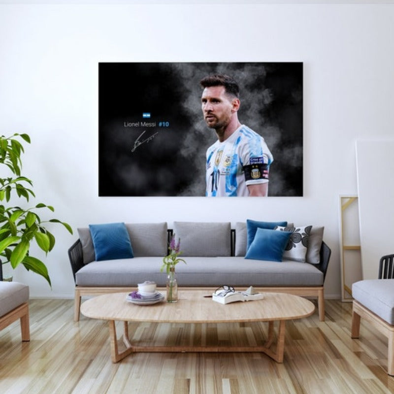 Gerolltes Leinwandposter Lionel Messi