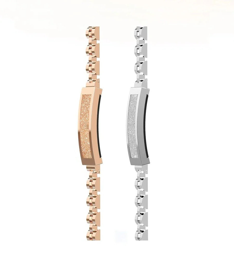 Smartes Fitness-Armband für Damen im Kettenstil mit Herzfrequenz-, Schlaf- und Aktivitätsüberwachung