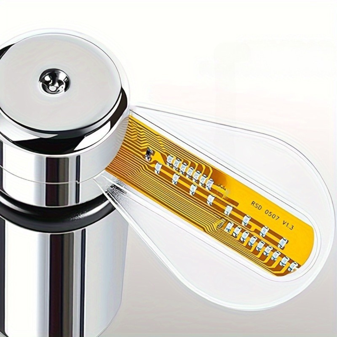 USB Tischventilator mit LED-Uhranzeige | Karnz