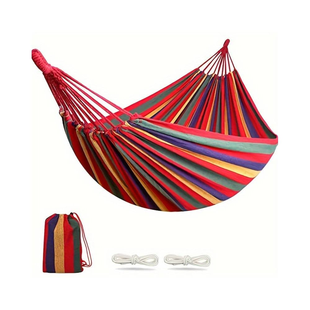 Hängematte - von Camping Hammock (rot gestreift) | Karnz