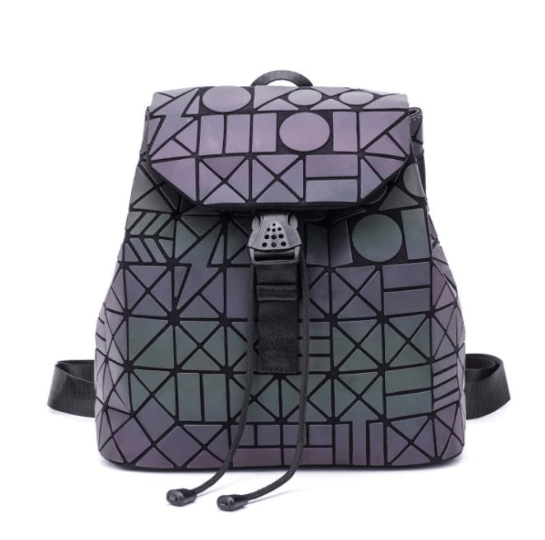 Reflektierender Farbwechselnder Geometrischer Rucksack für Frauen | Karnz