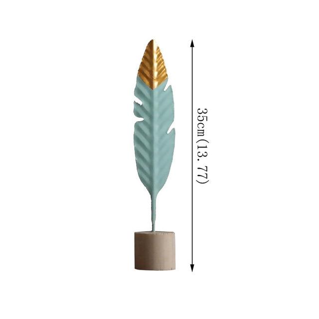 Moderne Feder Holz Einfache Miniatur Dekoration | Karnz