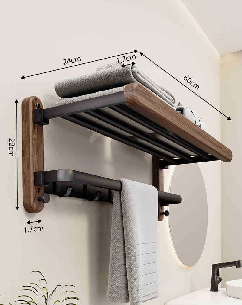 Minimalistischer Handtuchhalter für moderne Interieurs