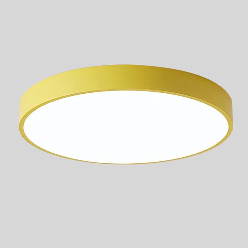 Nordische LED-Deckenleuchte aus Holz – Macaron-Design, 23–30 cm