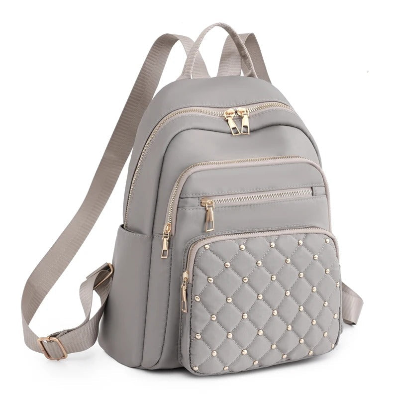 Leichter wasserabweisender Nylon-Rucksack für Frauen – Reisen & Schule | Karnz