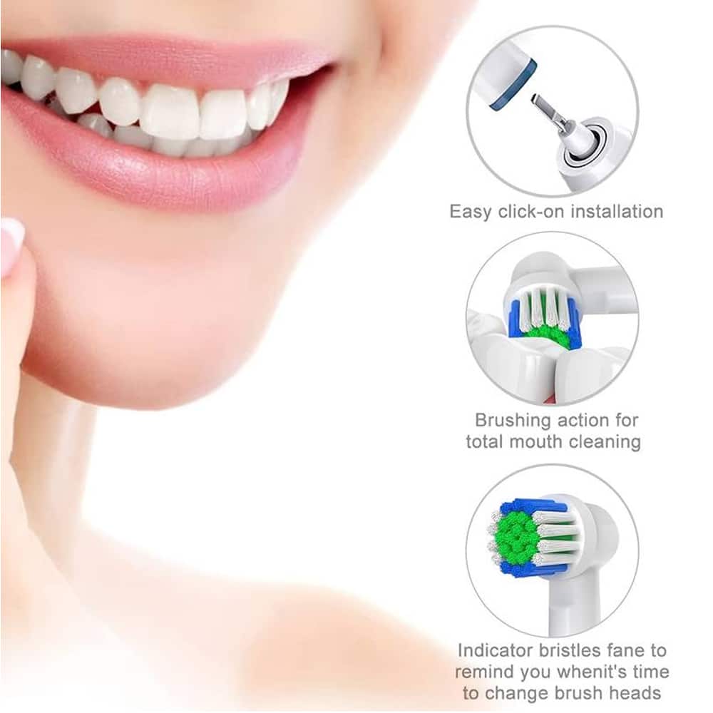 4 Stück. Zahnbürstenköpfe für Oral-B | Karnz