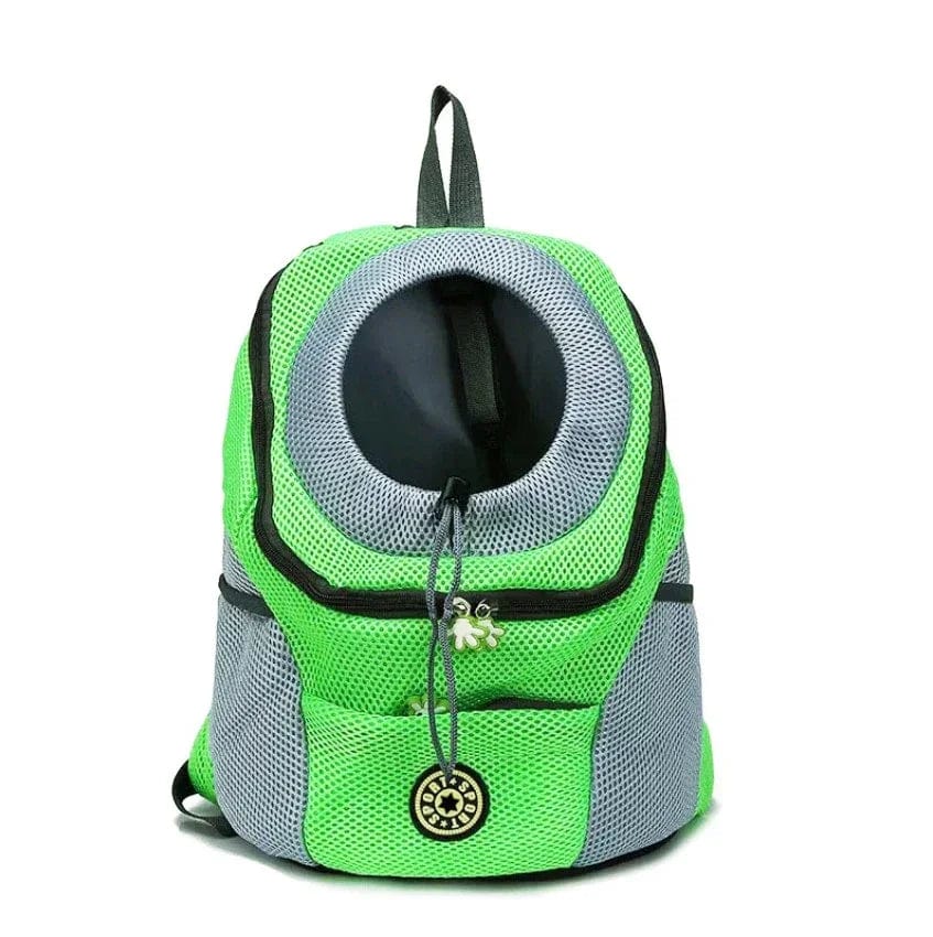 Haustier Hund Reise Rucksack Tragbar Außen Atmungsaktiv Mesh Katze Welpe Doppel Schulter Trage Tasche für Kleine Große Hunde Haustierbedarf | Karnz