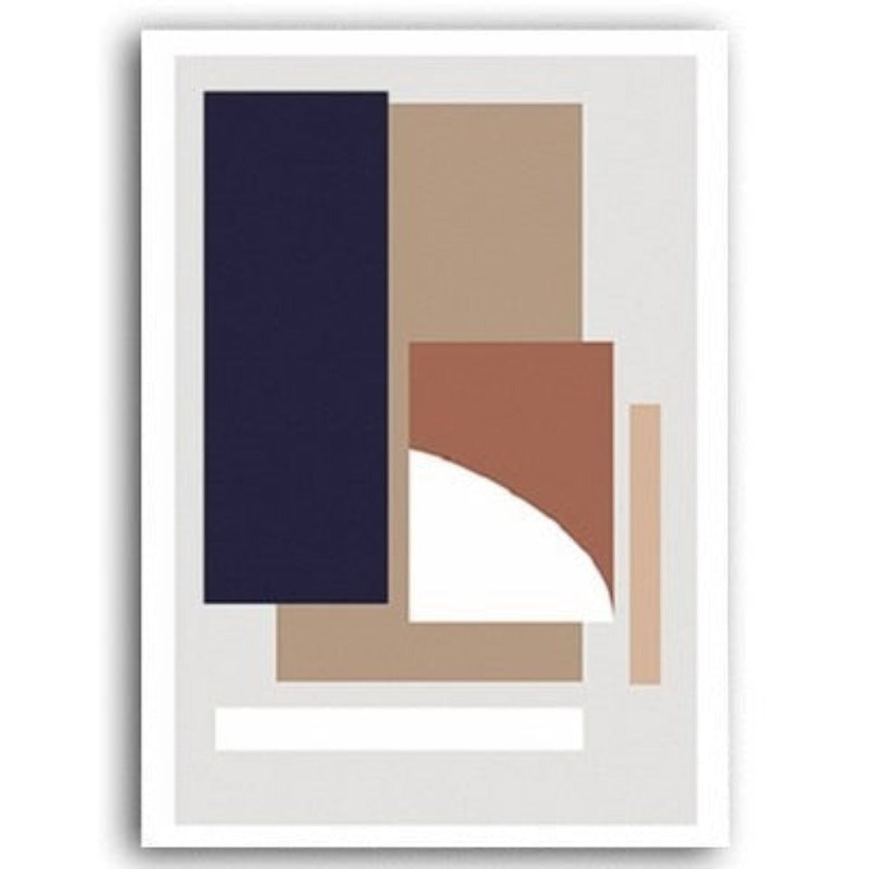 Skandinavische Moderne Kunst – Leinwandgemälde