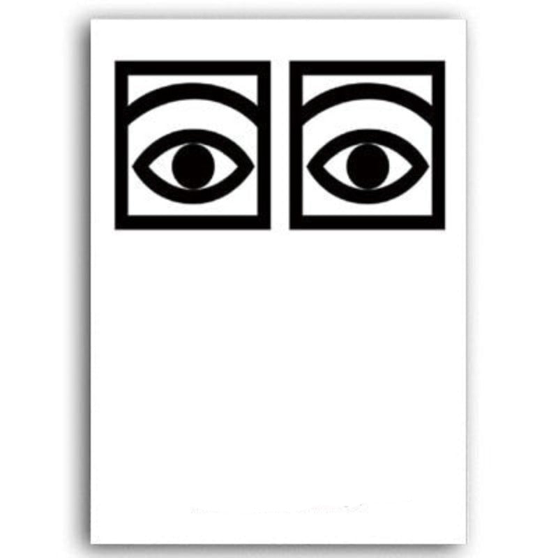 BLA Staring Eyes - Leinwand Wandkunst Gemälde
