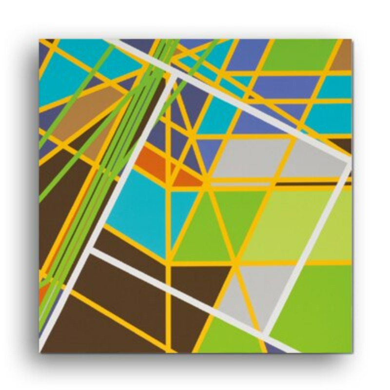 Bunt Europa - Leinwand Wandkunst Malerei