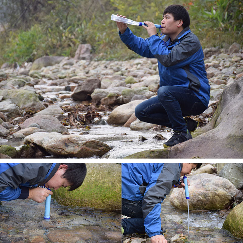 Outdoor Wandern Überleben Tragbarer Wasserfilter | Karnz
