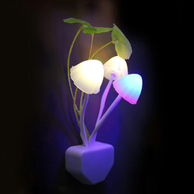 Fager bunte Pilz Nacht Wandlampe | Karnz
