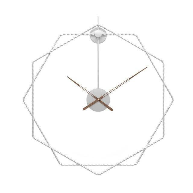 Europäischer Stil Einfache Stille Wanduhr