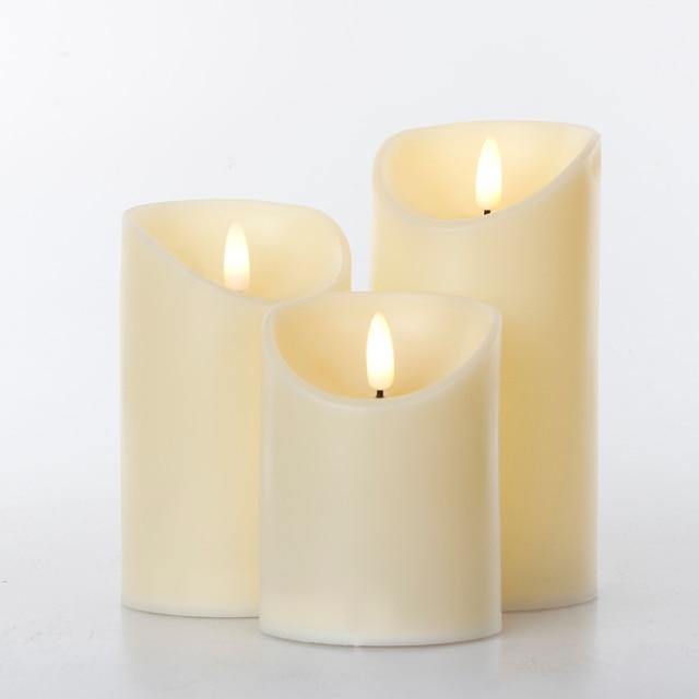 3pcs Fernbedienung LED Flammenlose Kerze | Karnz