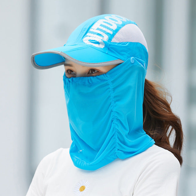 Anti-Ultraviolet Outdoor Atmungsaktive Sommermaske Hut | Karnz