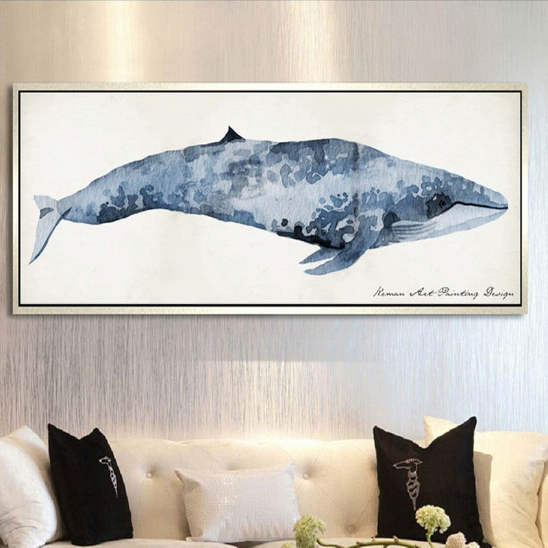 Hai-Leinwand – Wandbild auf Leinwand