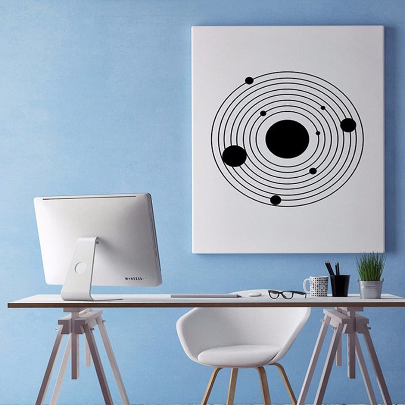 Wandbild „Sonnensystem“ – Leinwandbild