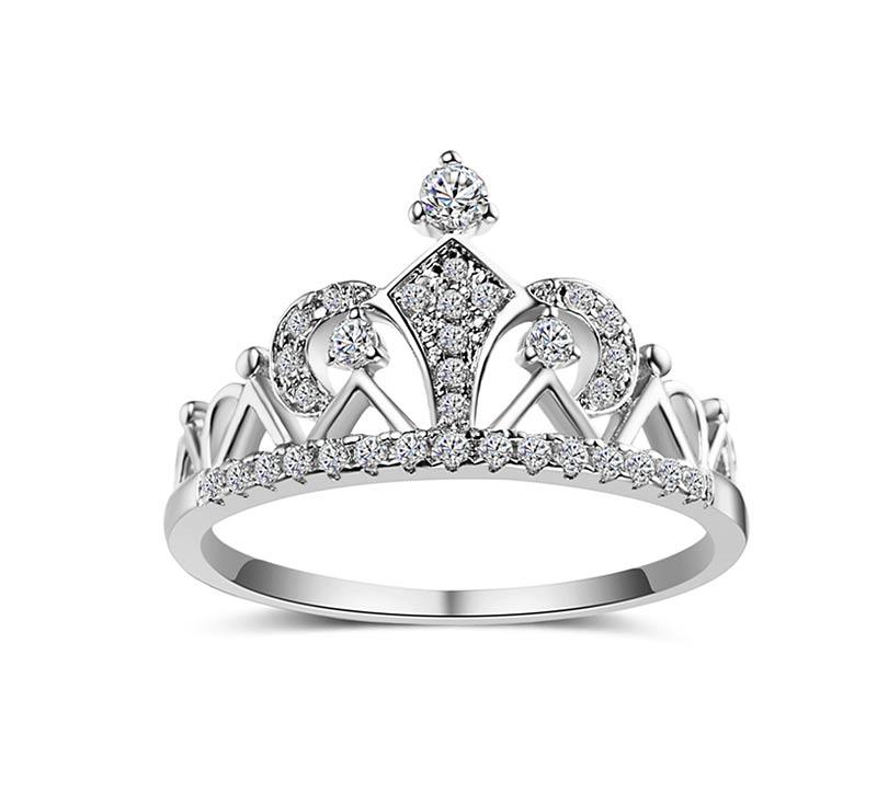 Cubic Zirkonia Prinzessin Krone Ring | Karnz
