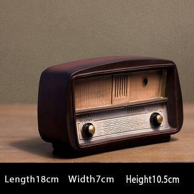 Europa Stil Retro Harz Radio Modell Nostalgische Dekoration | Karnz