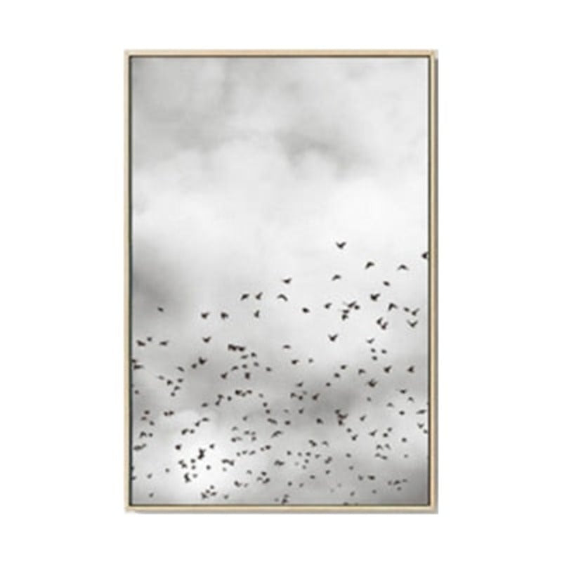 Abstract Feather - Leinwand Wandkunst Gemälde