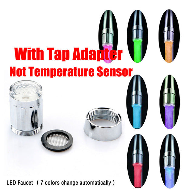 Bunter Temperatur-Sensor Wasserhahn