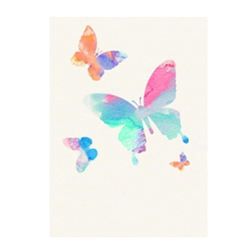 Aquarell-Schmetterling – Leinwandbild