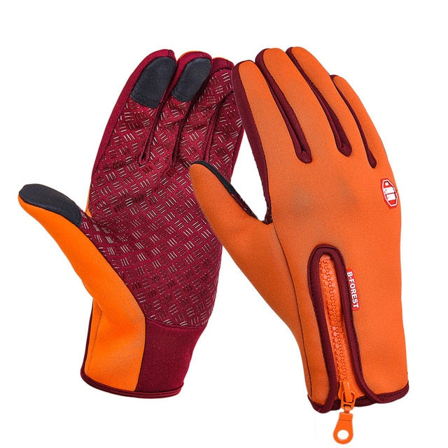 Winterhandschuhe, isoliert, wasserabweisend, Touchscreen-kompatibel, ideal zum Autofahren, Radfahren, Skifahren, Camping und Wandern, Unisex