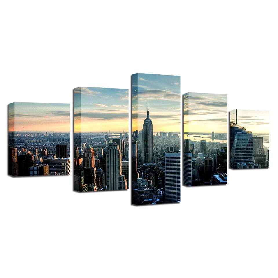 Skyline von New York City – Leinwandbild