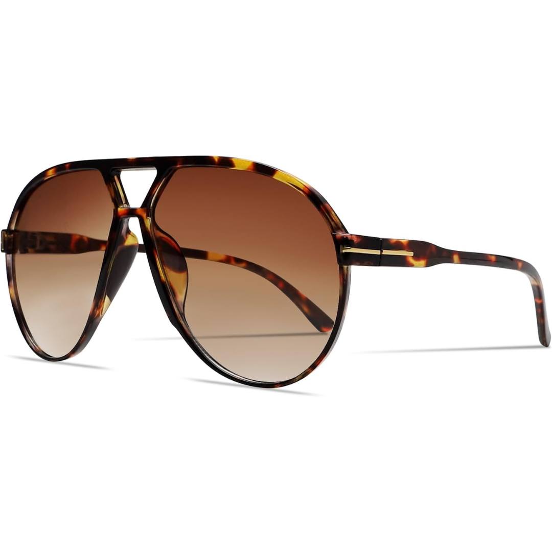 Aviator Oversize Sonnenbrille Retro UV400 | Karnz