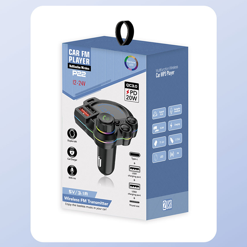 Auto FM-Transmitter Bluetooth 5.3 Dual-USB | Karnz