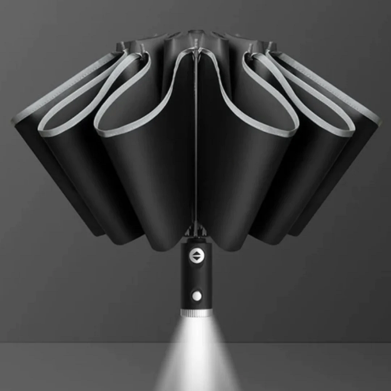 StormShield LED-Regenschirm mit Automatik | Karnz