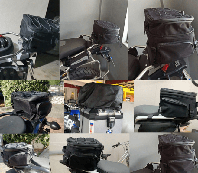 Wasserfester Motorrad-Gepäckbeutel mit mehreren Fächern | Karnz