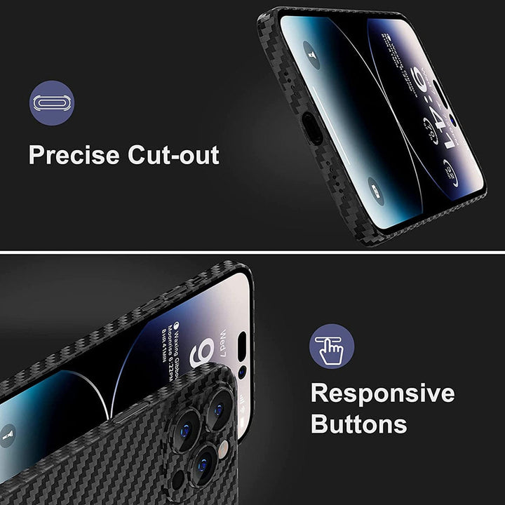 0.3mm Ultra Dünne Textur Matte Hartschale Für iPhone