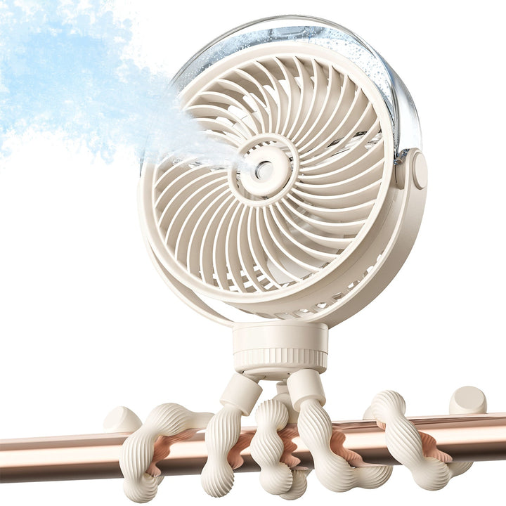 Misting Kinderwagens Fan – Tragbarer Babyfan mit Spray | Karnz