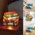 Farbenfrohe Tischlampe aus Harz | Karnz