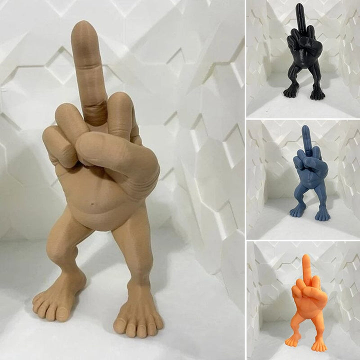 Mittelfingerfigur mit Beinen | Karnz