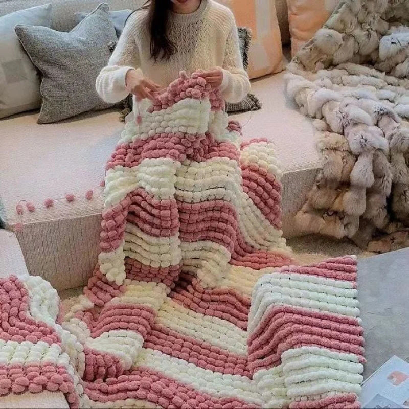 Winter DIY geflochtenes grobes Perlengarn | Karnz