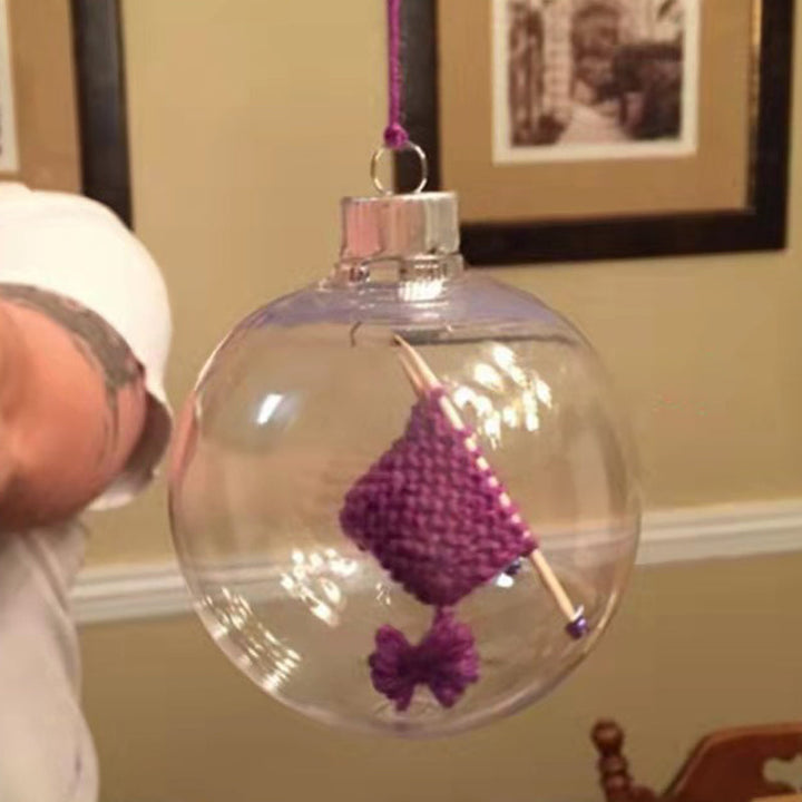 Weihnachts Strickball Anhänger Xmas Baum Hängend Dekoration Pendant | Karnz
