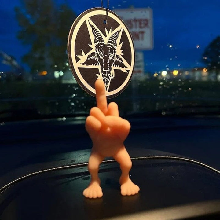 Mittelfingerfigur mit Beinen | Karnz