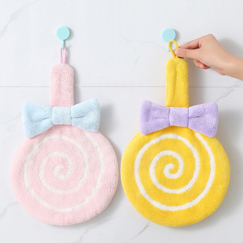 Hängbares Lollipop Süßes Kinderhandtuch | Karnz