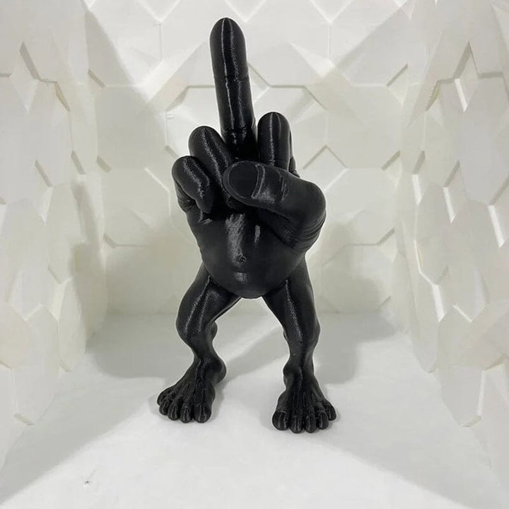 Mittelfingerfigur mit Beinen | Karnz