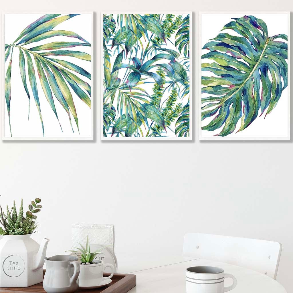 BOTANISCHES Set aus 3 Kunstdrucken nach einem originalen Aquarelldruck