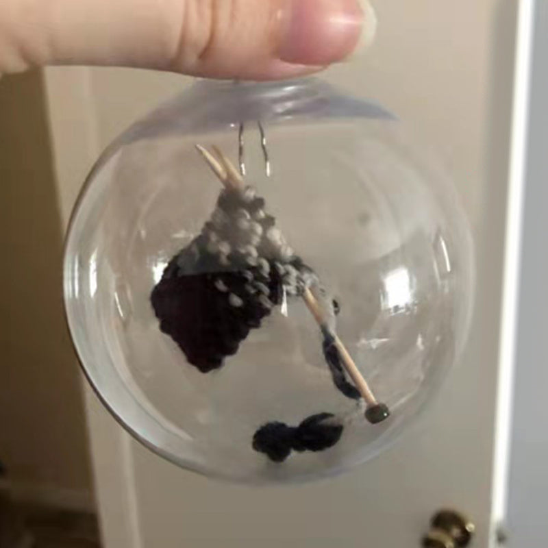 Weihnachts Strickball Anhänger Xmas Baum Hängend Dekoration Pendant | Karnz