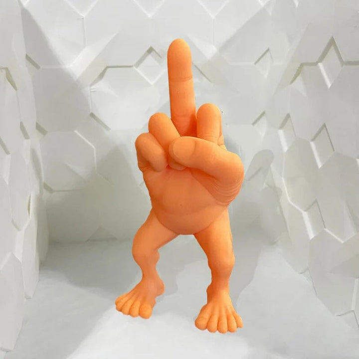 Mittelfingerfigur mit Beinen | Karnz