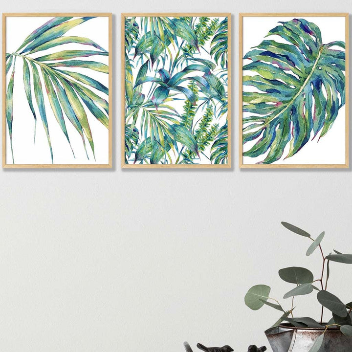 BOTANISCHES Set aus 3 Kunstdrucken nach einem originalen Aquarelldruck