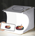Mini-Fotostudio „LumiCube“ mit LED-Beleuchtung und 6 Hintergründen