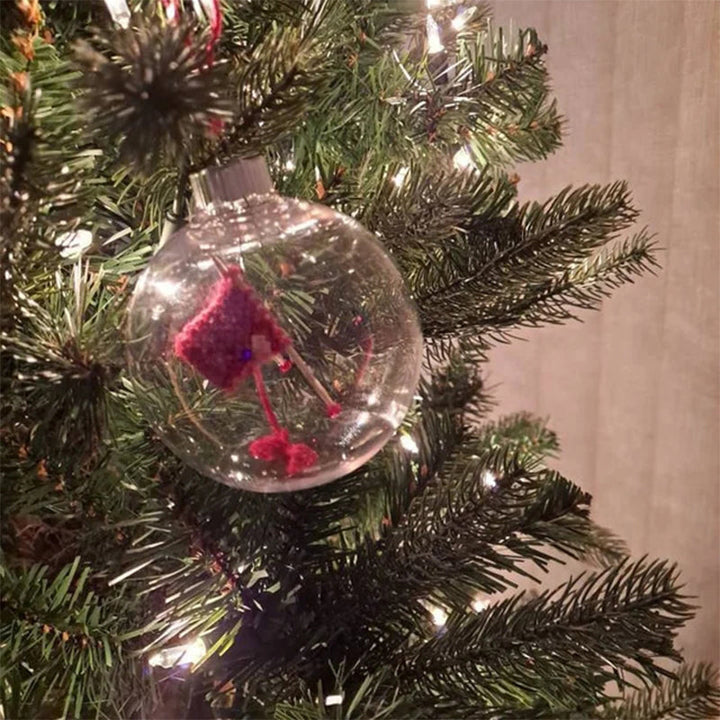 Weihnachts Strickball Anhänger Xmas Baum Hängend Dekoration Pendant | Karnz