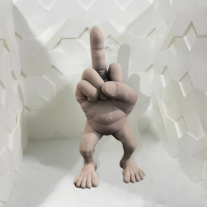 Mittelfingerfigur mit Beinen | Karnz